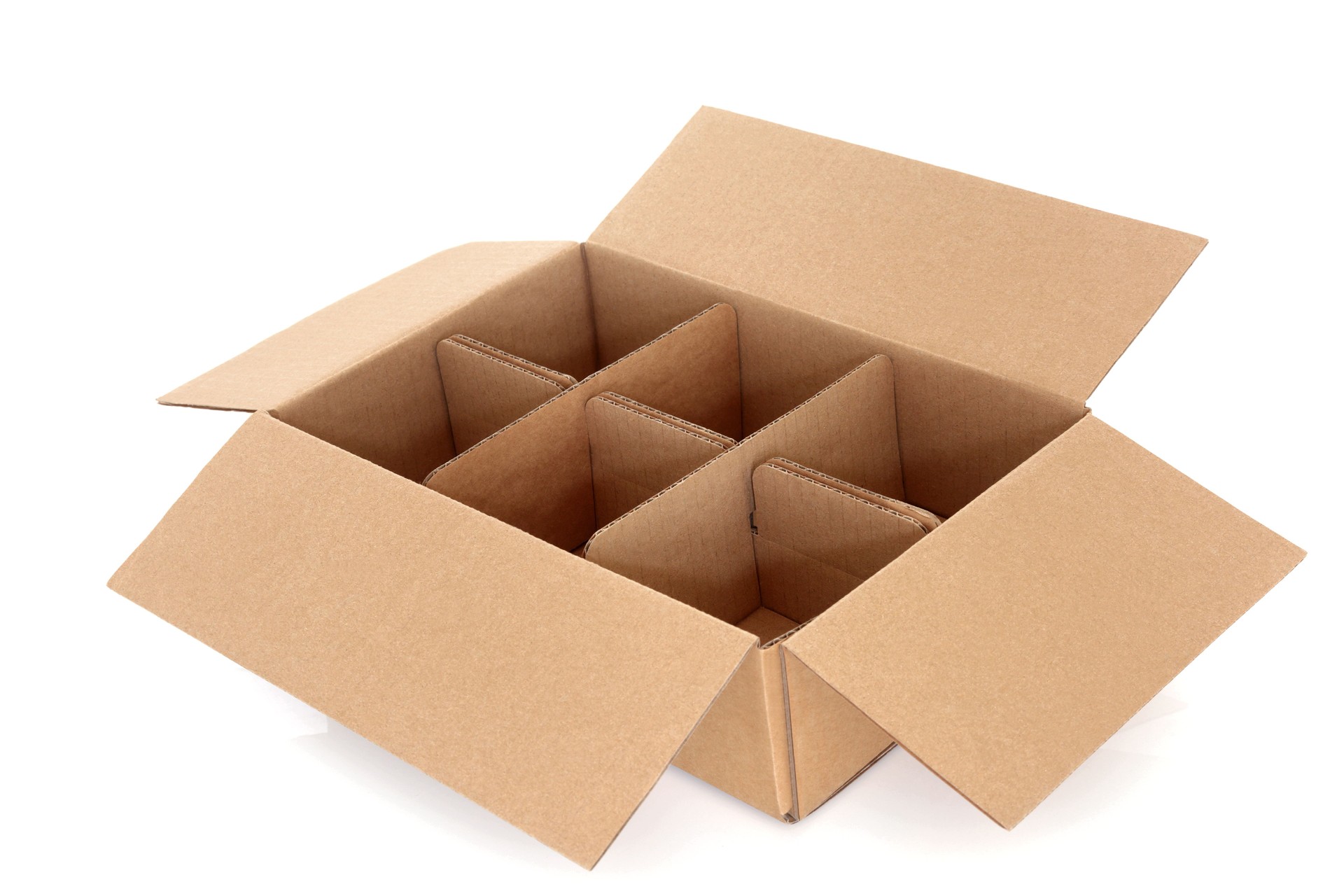 Cardboard Box with Compartments for Products