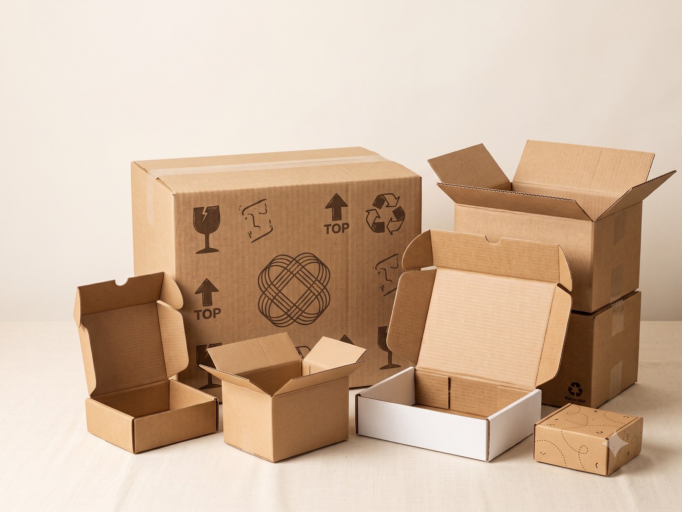 Custom corrugated boxes manufactured by FIPSA Corrugados in Mexico